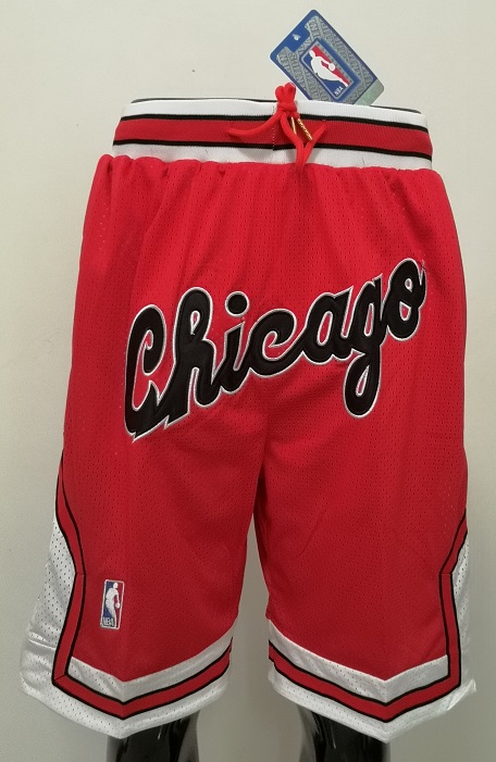 2020 Men NBA Chicago Bulls red shorts->miami heat->NBA Jersey